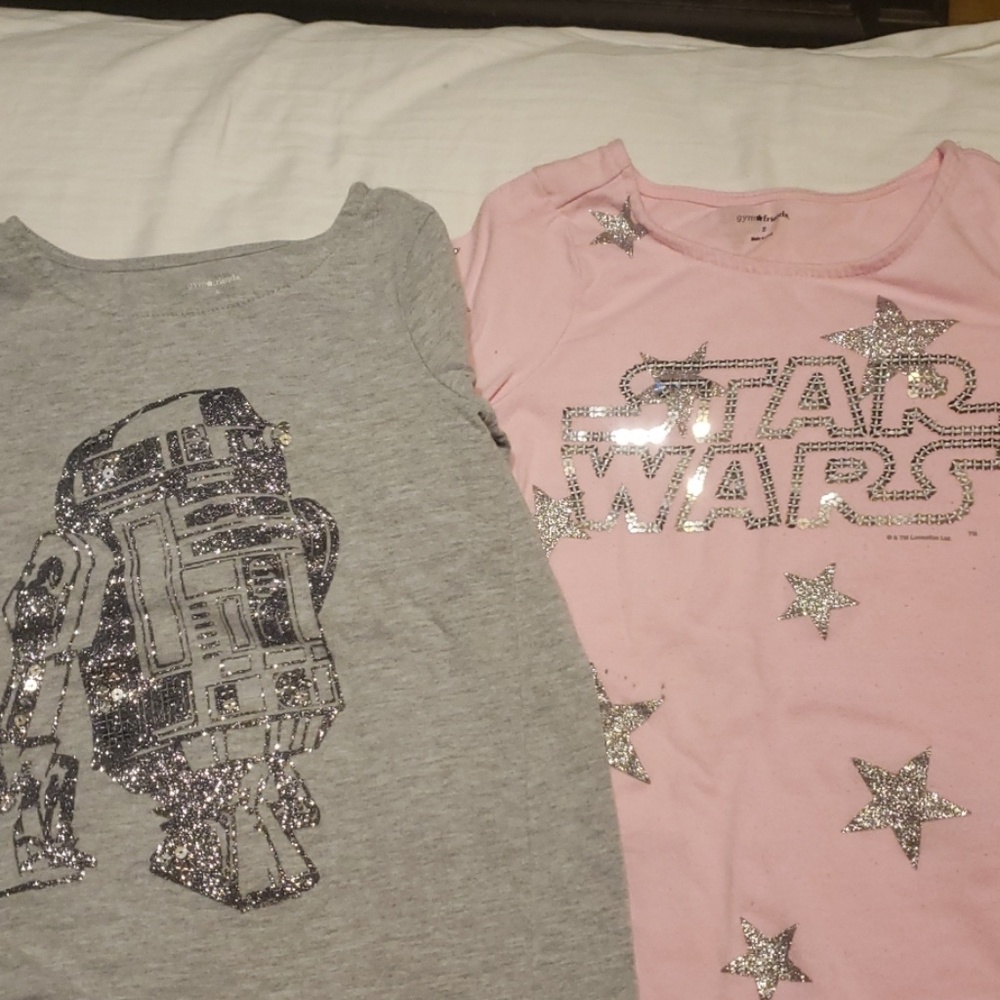 Girls star wars long sleeve shirt bundle
